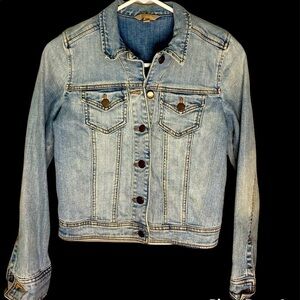 Rubbish Cropped Denim Jean Jacket
